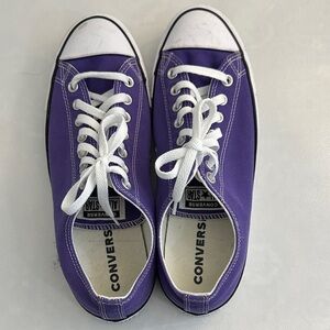 Converse All Star Purple Canvas Sneakers